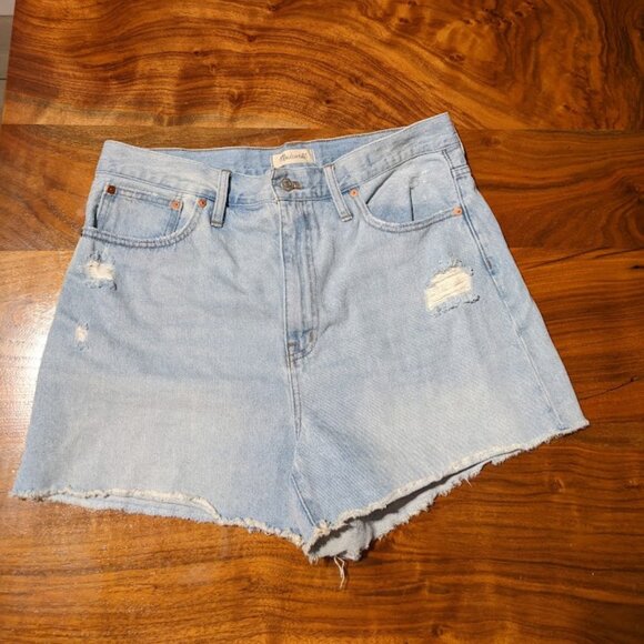 Madewell - The Momjean Short Byers Wash: Ripped Edition MC652 | Size 31 - Picture 11 of 17